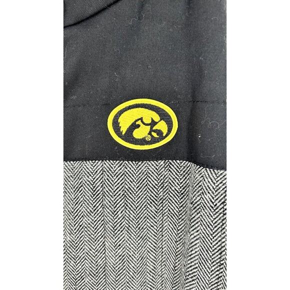 GameDay Couture Iowa Hawkeyes Herringbone Full Zip Vest Size Large - Picture 3 of 8